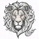 mufasa tattoo design idea