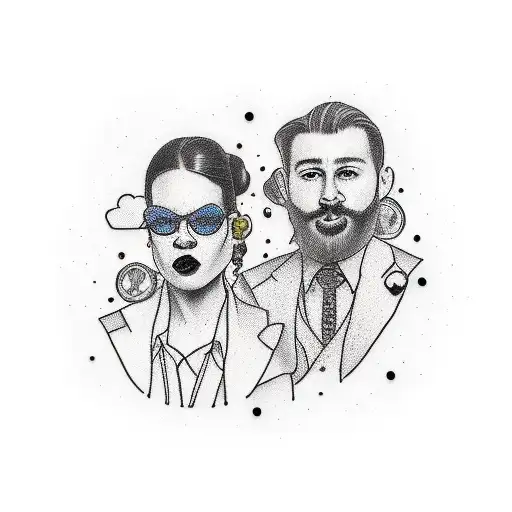 godparents tattoo design idea