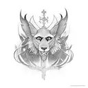 godparents tattoo design idea