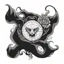 Brave and Fierce but trapped inside my soul tattoo design idea