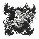 Brave and Fierce but trapped inside my soul tattoo design idea