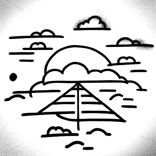cloud mana tattoo design idea
