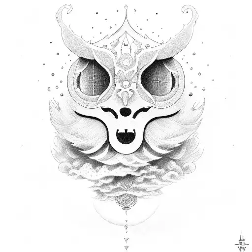 cloud mana tattoo design idea