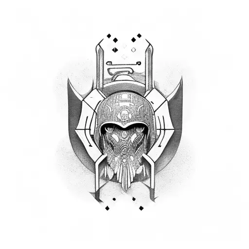 Hoplite tattoo design idea