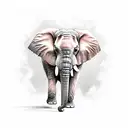 elephant, domestic violence, Christian  tattoo design idea