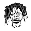 1400, trippie redd themed tattoo design idea