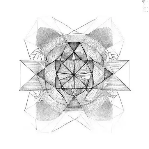geometria tattoo design idea