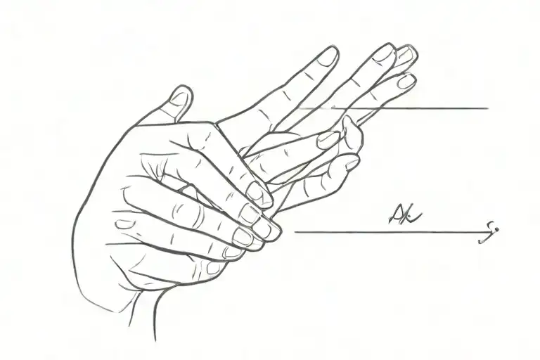 a sign to control my anxiety  tattoo design idea