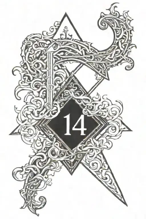 Exodus 14:14 tattoo design idea