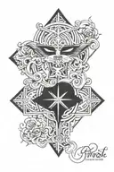 God first tattoo design idea