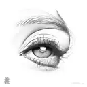 Eyes Wide Shut tattoo design idea