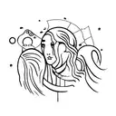 Orpheus And Eurydice Running tattoo design idea