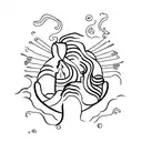 Orpheus And Eurydice Escaping tattoo design idea