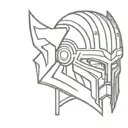 Thor hammer and loki helmet tattoo design idea