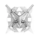 Sagittarius in pentagon tattoo design idea