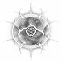 Tree of Life, space, solar system, triskelion, flower of life, metatron cube tattoo design idea