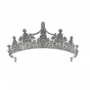 a tiara tattoo design idea