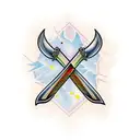 Sword tattoo design idea