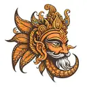 vishnu tilak tattoo design idea