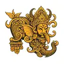 vishnu tilak tattoo design idea