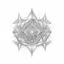 Constelacion de libra que contenga una estrella, el contorno de la isla de tenerife, una strelitzia, la letra E tattoo design idea