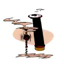 core drill tattoo design idea