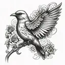 Mockingbird Eminem lyrics tattoo design idea