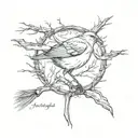 Mockingbird Eminem lyrics tattoo design idea