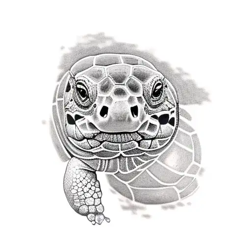 galapagos tortoise tattoo design idea
