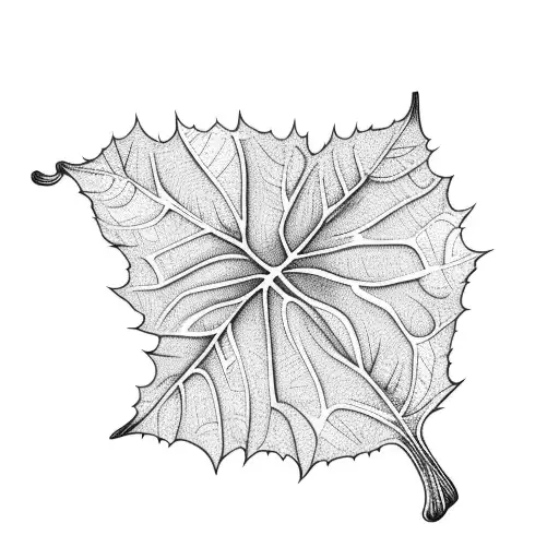 pumpkin field leaves fall autumn colours tattoo design idea