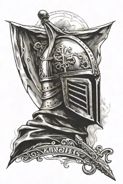 knights Templar  tattoo design idea