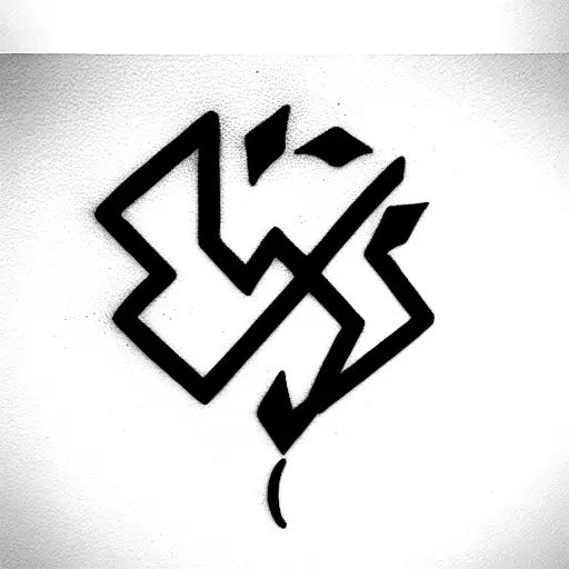 Elementsymbol von Kohlenstoff tattoo design idea