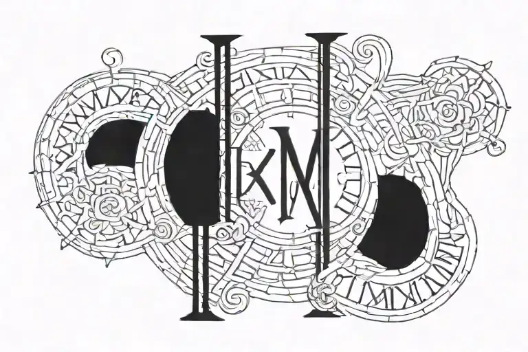 october 28 2005 roman numeral tattoo design idea