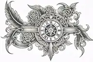october 28 2005 roman numeral tattoo design idea