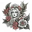 nonna memory tattoo design idea