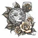 nonna memory tattoo design idea