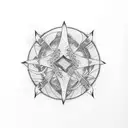 four elements merged tattoo design idea