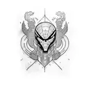 marvel tattoo design idea