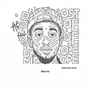 a text saying most dope mac miller tattoo design idea