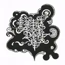 a text saying most dope tattoo design idea