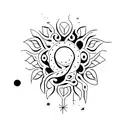venus tattoo design idea