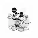 Mickey mouse Wizard tattoo design idea