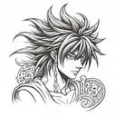 Death Note L tattoo design idea