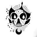 bone soul tattoo design idea