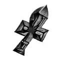 an ankh tattoo design idea