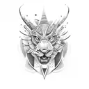 rugby and ski tattoo design idea