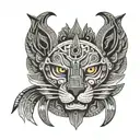 tezcatlipoca and tattoo design idea