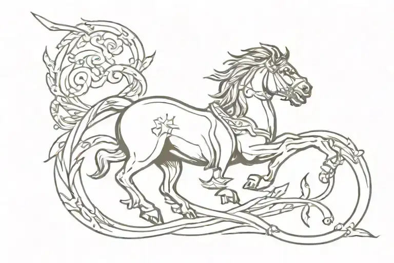 SPQR emblem tattoo design idea