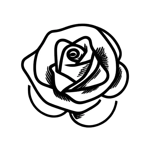 beer cap minimal with flowers tattoo design idea