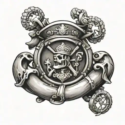 German Marine tattoo design idea